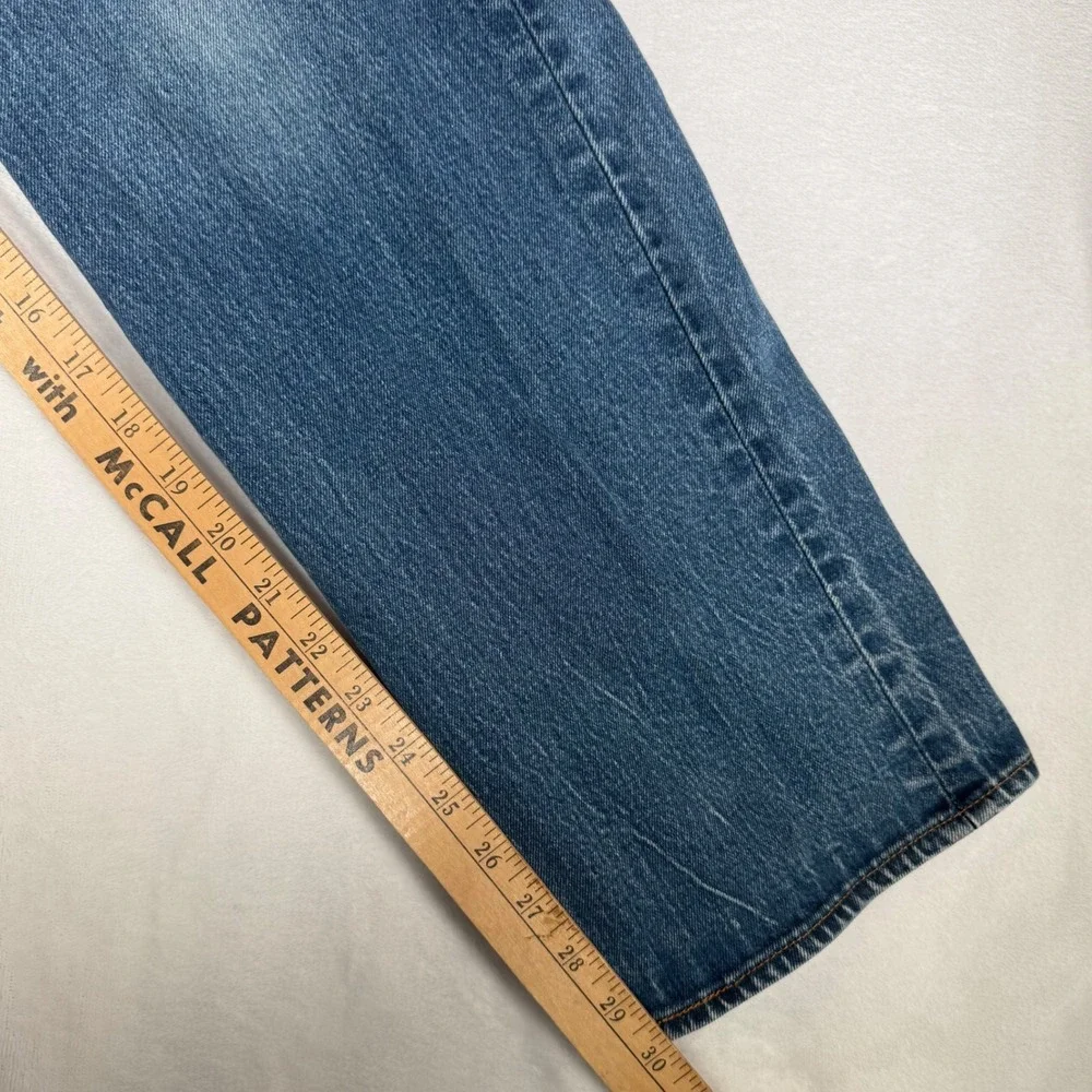 Levis 501‎ Jeans Mens W40 L30 Button Fly Straight Leg Blue Denim
